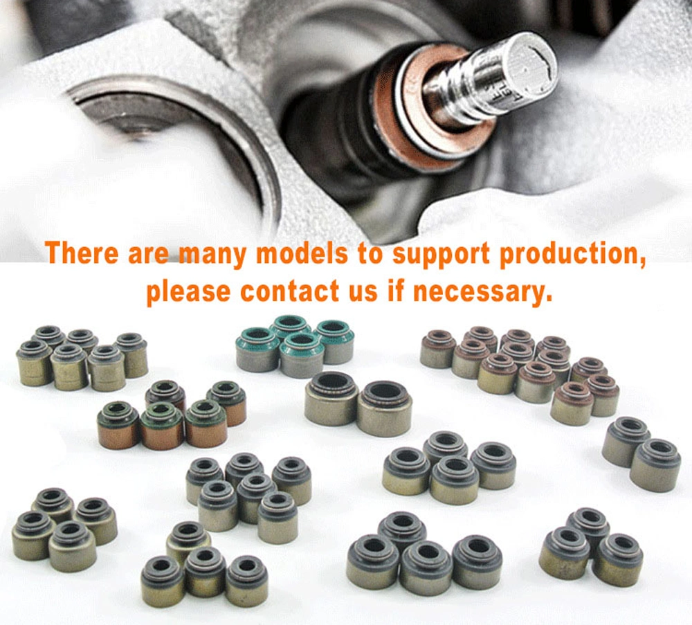 فابریک مهر و موم دریچه موتور دریچه ساقه دریچه راهنما مهر و موم NBR FKM لاستیک اسکلوت روغن مهر و موم 0