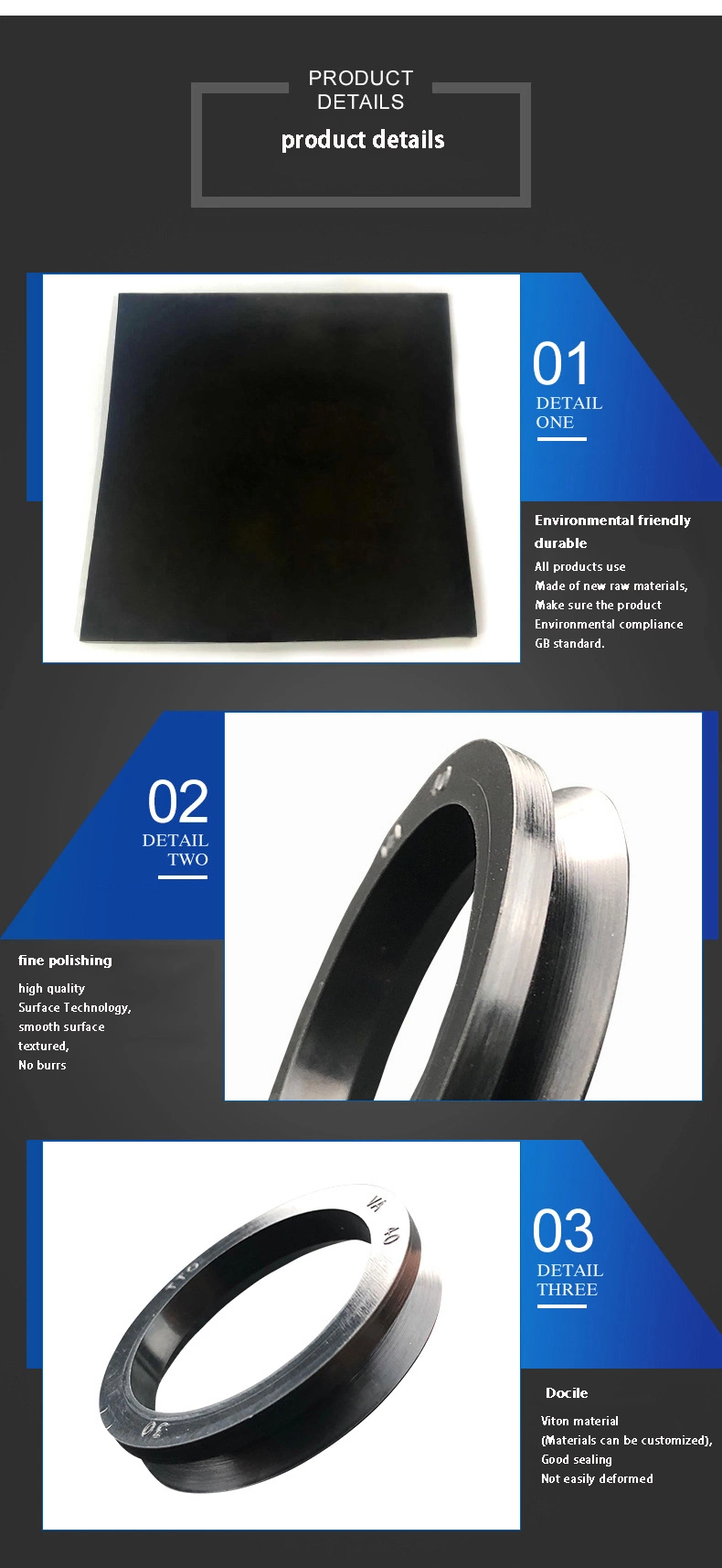 مهر روغن برای مقاومت در برابر دمای بالا مقاومت در برابر لباس و مقاومت در برابر خوردگی 2