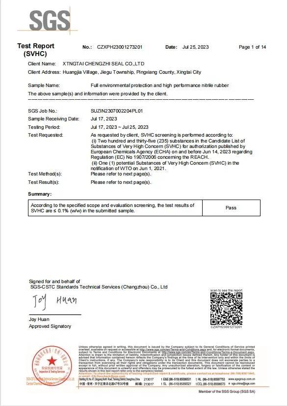 مهر روغن TC NBR با عملکرد بالا برای صنایع خودرو و هوافضا 5