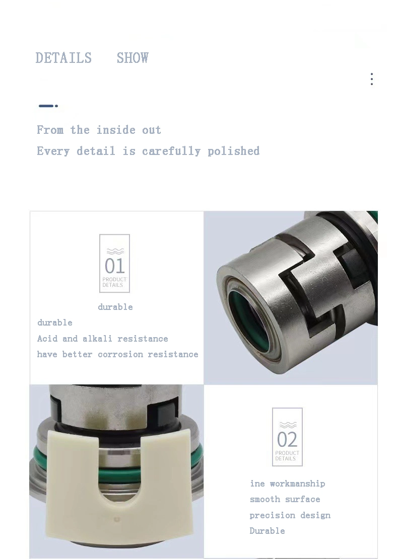 پمپ مهر مکانیکی 12/14/16/18/22/32 پمپ چند مرحله ای با تعداد زیادی مهر مکانیکی 1